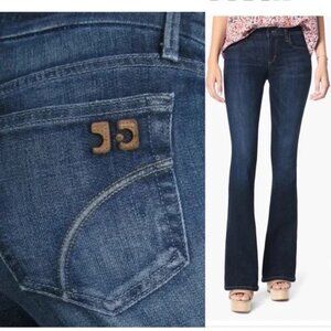 Joe's Jeans Honey Boot Cut Meg Wash Dark Blue Booty Fit Low Rise Classic Y2K